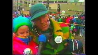 Joe Soucheray Interviewed Riding In Winter Carnival Parade 1993