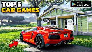 Top 5 Best Open World Car Driving Games For Android 2025 l Car Games mobile