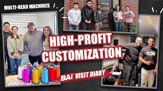 High-Profit Customization & Multi-Head Machines in BAi Embroidery  | Behind BAi Customers Vlog