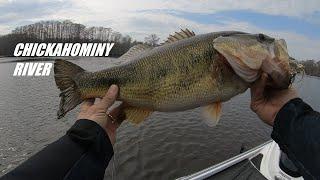 Chickahominy River Bass Fishing in February