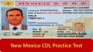 New Mexico CDL Practice Test