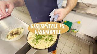 Sepp macht Käsespätzle und Käsknöpfle