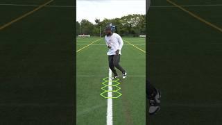 Route Surgeon Footwork Training Drills #footballshorts #footwork #shorts