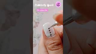 Easy Nail Art Design// simple nail art designs #nailart #shorts2023