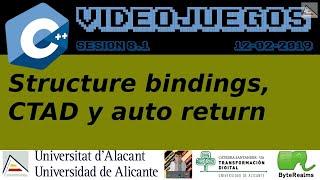 C++ : Structure Bindings, CTAD y auto return type