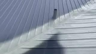 Spray Foam Roofing System Over Metal Roof