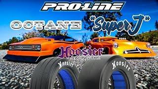 Pro-Line Octane, Super J, & Hoosier Slick Drag Racing Bodies and Tires