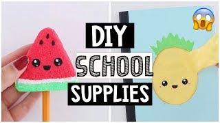 DIY SLIME & SQUISHY SCHOOL SUPPLIES For Back To School 2018!