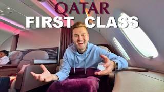 Qatar Airways A380 FIRST CLASS (Paris to Doha)