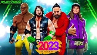 Happy new year welcome 2023 special event  WWE Mayhem