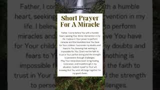 #prayerformiracle #prayerworks #praytogod #prayer #learn #learntopray