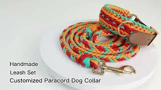 handmade paracord dog leash#paracord pet leash collar#www.paracordcrafts.com