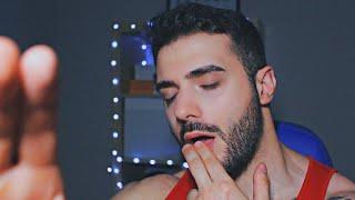 ASMR Male Spit Painting & Mouth Sounds