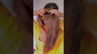 Hairstyle for saree ️️