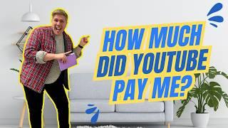 HOW MUCH YOUTUBE PAID ME FOR MY FIRST MONTH ON THE YPP 