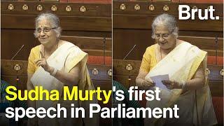 Replay: "Sir, I'm not a politician" Sudha Murty makes her first speech in Parliament