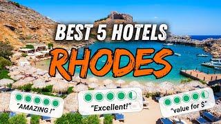  Best hotels RHODES  My top 5 ! (All budget Rhodes Hotels)