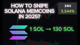 HOW TO SNIPE SOLANA MEMCOINS USING SOLANA TRADING BOT or HOW TO FIND SOLANA TOKENS BEFORE THEY PUMP