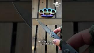 This titanium folding knife is very practical