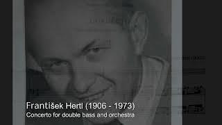 František HERTL • Concerto for double bass and orchestra (score video)