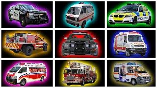 15 Minutes MIXEmergency Vehicle "SIREN" Sound Variations ft. Ambulance, Police, Firetruck