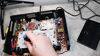 RCA VR525 VCR Partial Teardown Timelapse