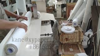 Semi automatic toilet paper band saw cutting machine