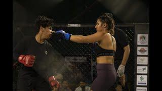 Maulika Sharma Vs  VS Yukta Moolya National Federation MMA Championship, 2021 Mumbai. MMA Federation