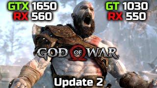 God Of War | GTX 1650 | GT 1030 | RX 550 | RX 560 | Update 2