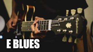 Blues Acoustic Guitar Backing Track In E