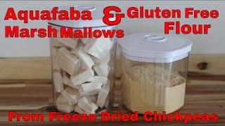 Gluten Free Chick Pea Flour & Freeze Dried Aquafaba Marshmallows