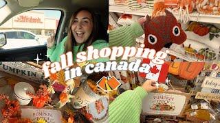 *FALL HOME DECOR SHOPPING VLOG* IN CANADA!   MICHAELS + WALMART, NEW IN STORES & HAUL