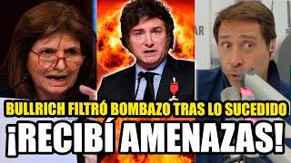 BULLRICH REVELÓ BOMBAZO TRAS LO SUCEDIDO "¡RECIBÍ AMENAZAS!"