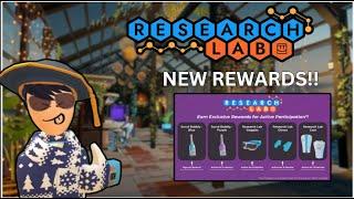 REC ROOMS NEW RESEARCH LAB REWARDS!!!