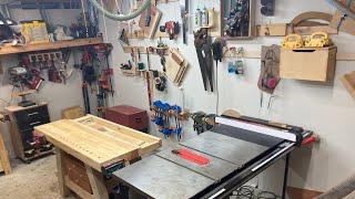 Small Hobby Woodworking Shop Tour