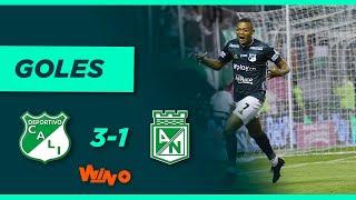 Deportivo Cali vs Atlético Nacional (3-1) | Liga BetPlay Dimayor 2021-2 | Cuadrangulares - Fecha 3