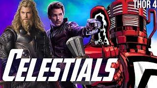 Thor VS Celestials & Odin in The Eternals - Phase 4 & Guardians of the Galaxy 3