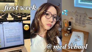 first week of med school VLOG