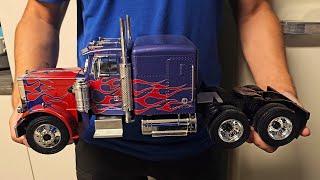 check out my big miniature truck Optimus Prime  1/18