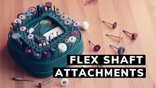 Pendant motor ATTACHMENTS! My favourite accessories for flex shaft and rotary tool.