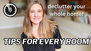 MASSIVE HOME DECLUTTERING COURSE: BEST DECLUTTERING TIPS FOR EVERY ROOM (+ decluttering worksheet)