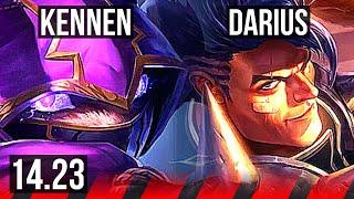 KENNEN vs DARIUS (TOP) | KR Master | 14.23