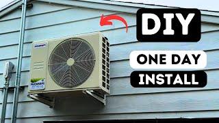 How To Install A Mini Split In Your Garage  -Step By Step-