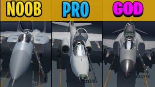 SKY WARRIORS AIRPLANE COMBAT NOOB VS PRO VS GOD