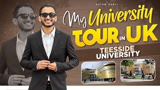 Teesside University Vlog in Middlesbrough | My University Tour UK | Telugu Vlogs