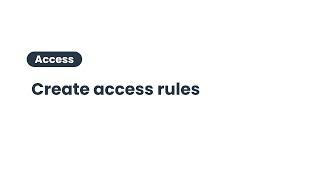 SafetyCulture (formerly iAuditor) | Create Access Rules