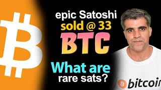 Crypto Market Latest News Updates Epic Satoshi sold at 33 BTC what are sats