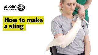 How to Make A Sling - First Aid Training - St John Ambulance