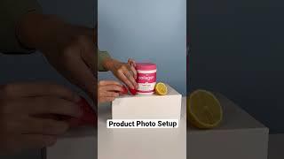 Product photo setup #photographytricks #productphotography #creativeshorts #photographyathome