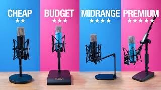 Cheap vs. Expensive Desktop Mic Stands: What's the REAL Difference?